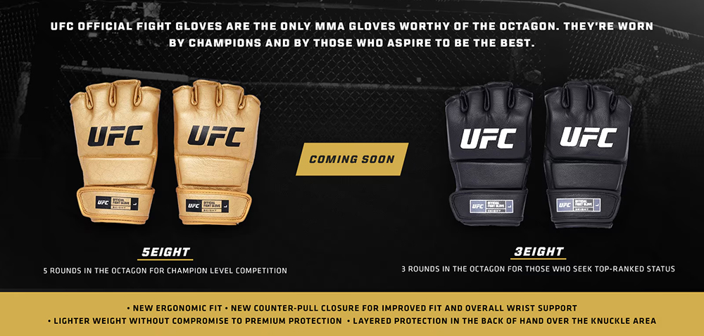 New ufc glove design on sale